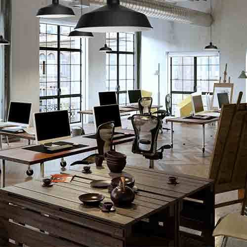 120V Commercial Grade Hanging Ceiling Pendant - 16\" Diameter, Copper