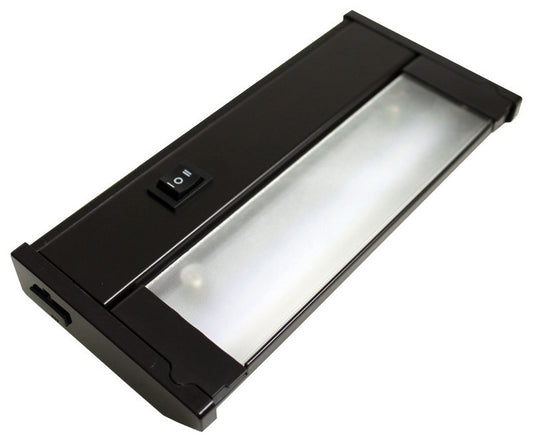 120V Dimmable LED Under Cabinet Metal Light Bar, AQUC, Bronze, 8\"