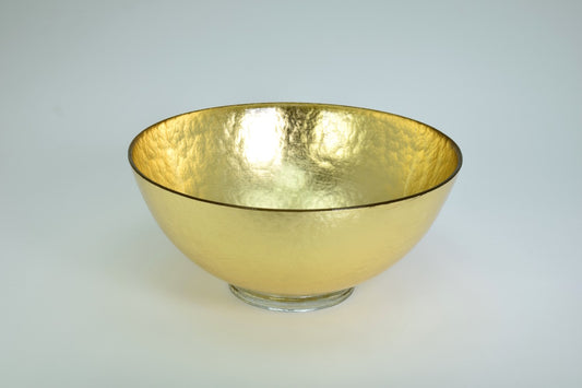 10\" Bubble Glass Bowl, Solid