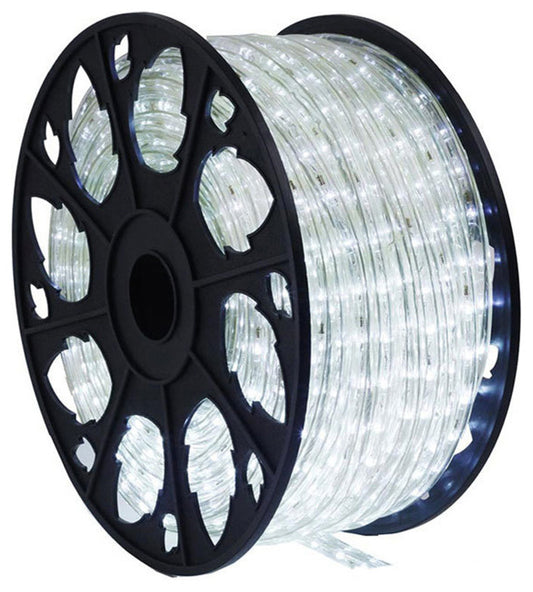 120V Dimmable LED Cool White Rope Light 150'' Kit, Standard