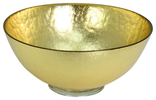 10\" Bubble Glass Bowl, Solid